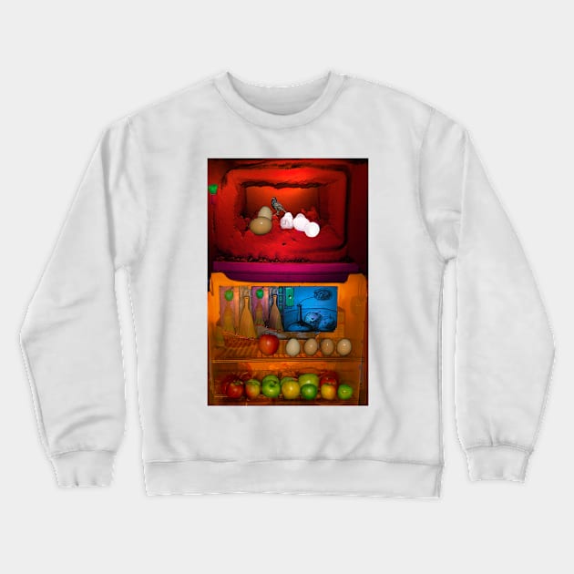 Rothko Refrigerator Crewneck Sweatshirt by Sarah Curtiss